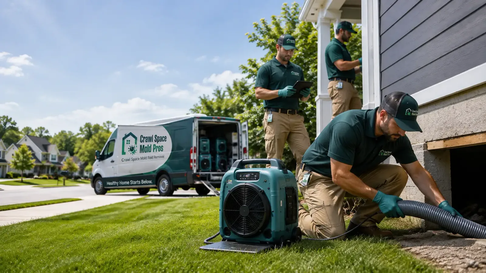 Crawl Space Mold Removal in Dunnigan, CA